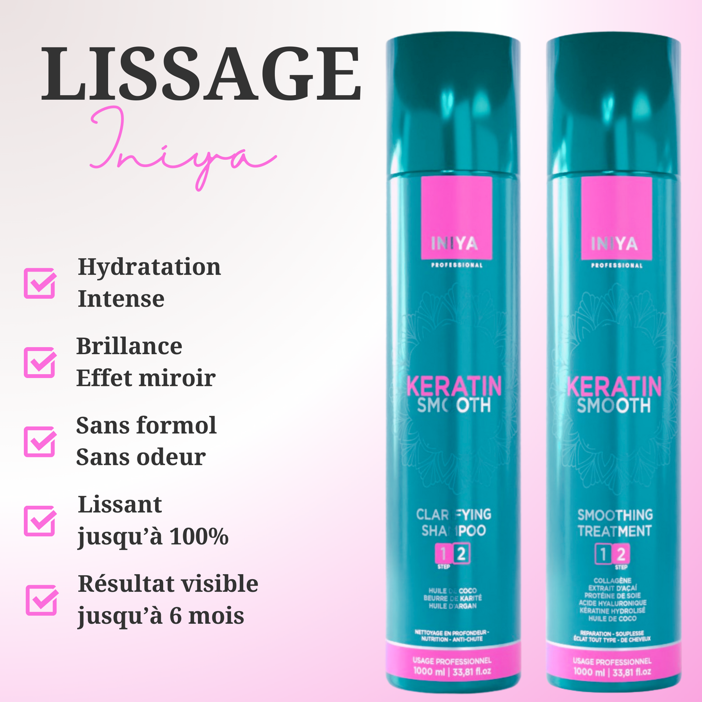 Lissage Brésilien Iniya Keratin Smooth