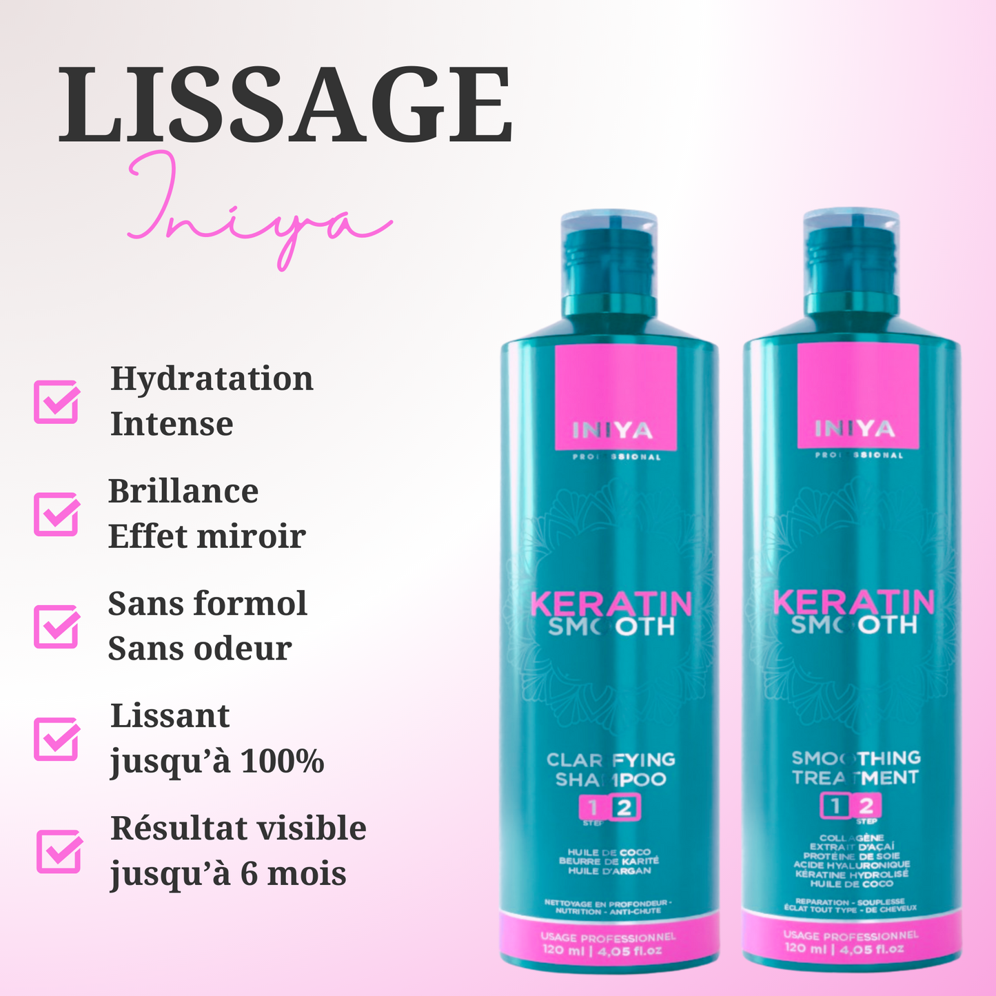 Lissage Brésilien Iniya Keratin Smooth